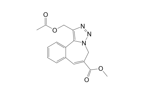1-(acetoxymethyl)-5H-triazolo[5,1-a][2]benzazepine-6-carboxylic acid methyl ester