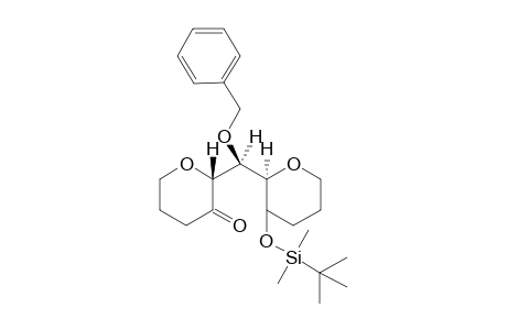 (2R)-2-[(Benzyloxy)(2R,3S)-3-(tert-butyldimethylsiloxy)tetrahydropyran-2-yl]-(S)-methyl]dihydropyran-3-one