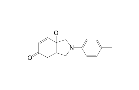 N-(4-METHYLPHENYL)-7A-HYDROXY-3A,4,5,7A-TETRAHYDROISOINDOLIN-5-ONE
