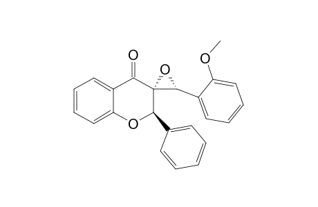 TRANS,TRANS-(+/-)-3'-(2-METHOXYPHENYL)-2-PHENYLSPIRO-[CHROMAN-3,2'-OXIRAN]-4-ONE
