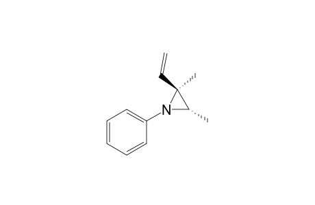 Aziridine, 2-ethenyl-2,3-dimethyl-1-phenyl-, cis-