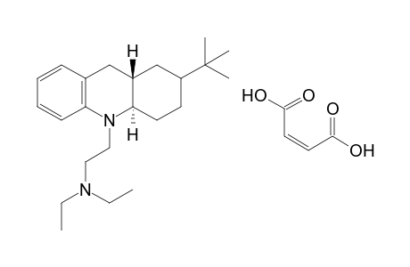 (4aR,9aS)-2-(t-Butyl)-10-[2'-(diethylamino)ethyl]-(octahydro)-acridine-maleate