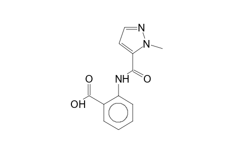2-(1-Methyl-5-pyrazolecarboxamido)benzoic acid