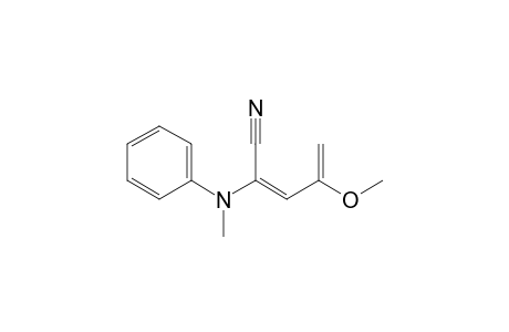 (E)-4-Methoxy-2-(N-methylanilino)penta-2,4-dienenitrile
