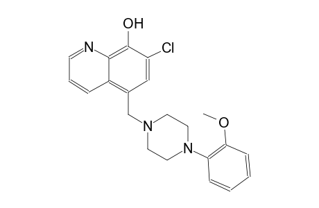 8-quinolinol, 7-chloro-5-[[4-(2-methoxyphenyl)-1-piperazinyl]methyl]-
