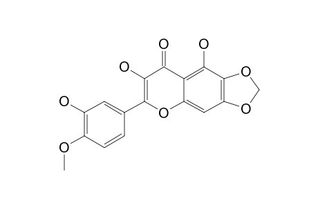 3,5,3'-TRIHYDROXY-4'-METHOXY-6,7-METHYLENEDIOXYFLAVONE