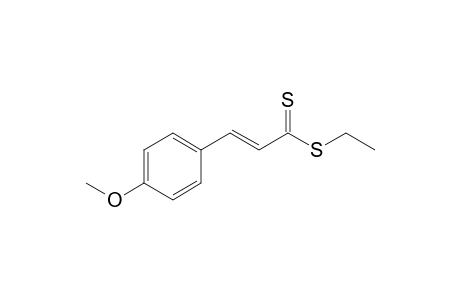 Ethyl (E)- 3-(4-methoxyphenyl)propenedithioate