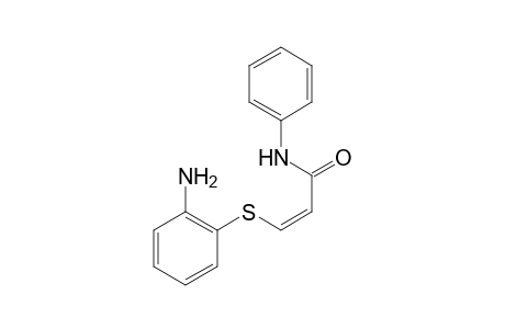(Z)-3-(2-Aminophenylthio)-N-phenylacrylamide