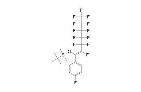 1-(4-Fluorophenyl)-1-[(tert-butyldimethylsilyl)oxy]perfluoroheptene