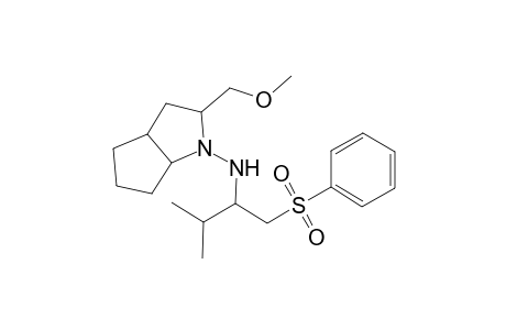 2-[(2'-Aza-3'-(methoxymethylbicyclo[3.3.0]octan-2'-yl)amino]-3-methylbutyl phenyl sulfone