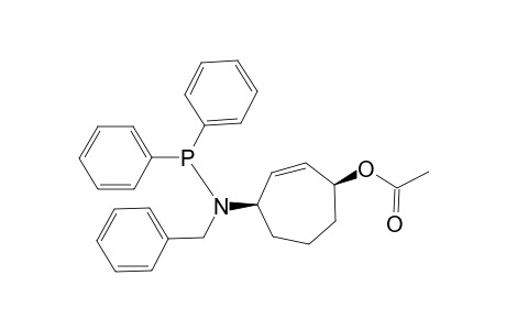 1-Acetoxy-4-[benzyl(diphenylphosphinous)amidyl]-cyclohept-2-ene