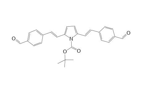 (E,E)2,5-Bis[2'-(4"-formylphenyl)vinyl]-[1H]-1-N-tert-butyloxycarbonylpyrrol