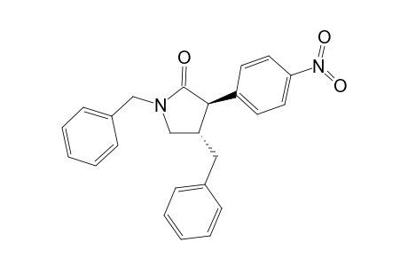 (3S*,4R*)-1,4-DIBENZYL-3-(4-NITROPHENYL)-PYRROLIDIN-2-ONE