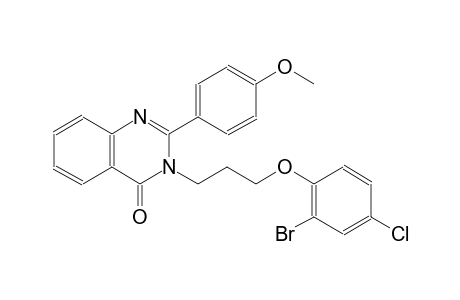 3-[3-(2-bromo-4-chlorophenoxy)propyl]-2-(4-methoxyphenyl)-4(3H)-quinazolinone