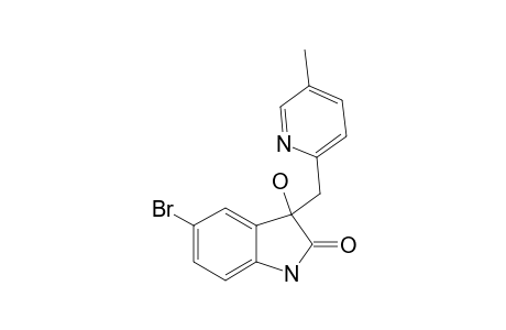 ALPHA-(2-OXO-3-HYDROXY-5-BROMO-INDOLINYL-[3])-2,5-DIMETHYLPYRIDINE