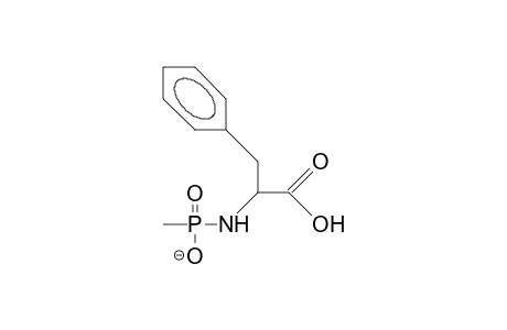 N-(Hydroxy-methyl-phosphinyl)-L-phenylalanine anion