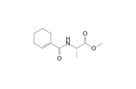 Methyl N-(1-cyclohexenoyl)alaninate