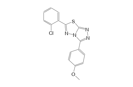 6-(2-chlorophenyl)-3-(4-methoxyphenyl)[1,2,4]triazolo[3,4-b][1,3,4]thiadiazole