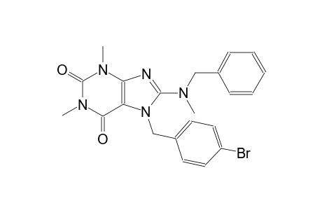 8-[benzyl(methyl)amino]-7-(4-bromobenzyl)-1,3-dimethyl-3,7-dihydro-1H-purine-2,6-dione