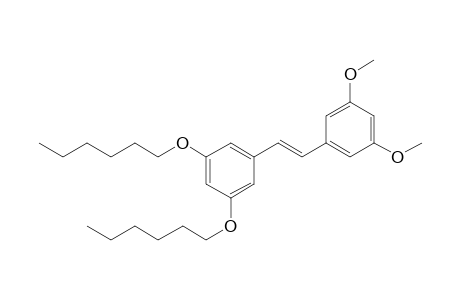 (E)-1-[3,5-Bis(hexyloxy)phenyl]-2-(3,5-dimethoxyphenyl)ethene