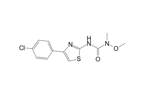 Urea, N'-[4-(4-chlorophenyl)-2-thiazolyl]-N-methoxy-N-methyl-