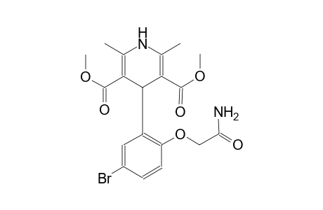 dimethyl 4-[2-(2-amino-2-oxoethoxy)-5-bromophenyl]-2,6-dimethyl-1,4-dihydro-3,5-pyridinedicarboxylate