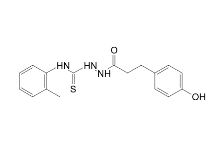 1-(p-hydroxyhydrocinnamoyl)-3-thio-4-o-tolylsemicarbazide