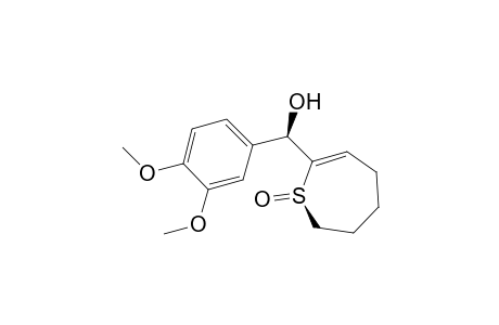 2-Thiepinmethanol, .alpha.-(3,4-dimethoxyphenyl)-4,5,6,7-tetrahydro-, 1-oxide, (R*,R*)-