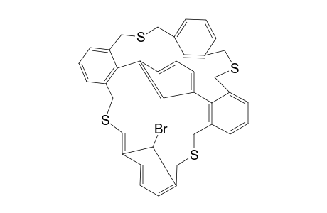 13H,15H-1,19-(Methanothiomethano[1,3]benzenomethanothiomethano)-8,12:20,24-dimetheno-5H,7H-dibenzo[k,r][1,9]dithiacycloeicosin, 25-bromo-