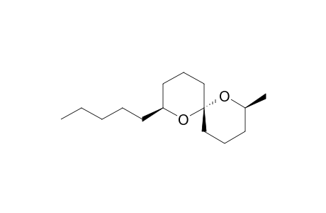 (2S,6R,8S)-2-Methyl-8-pentyl-1.7-dioxaspiro[5.5]undecane