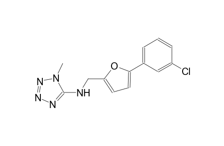 N-{[5-(3-chlorophenyl)-2-furyl]methyl}-1-methyl-1H-tetraazol-5-amine
