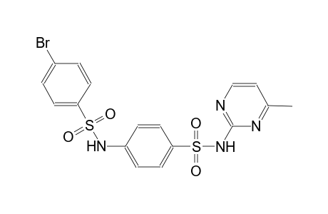 4-bromo-N-(4-{[(4-methyl-2-pyrimidinyl)amino]sulfonyl}phenyl)benzenesulfonamide
