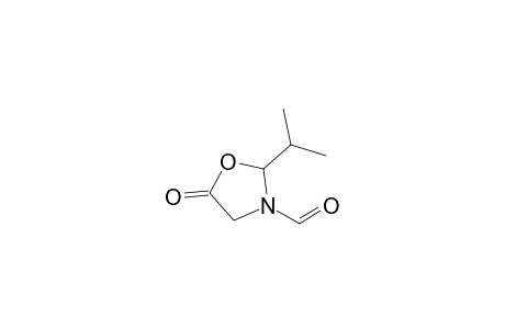 2-isopropyl-5-keto-oxazolidine-3-carbaldehyde