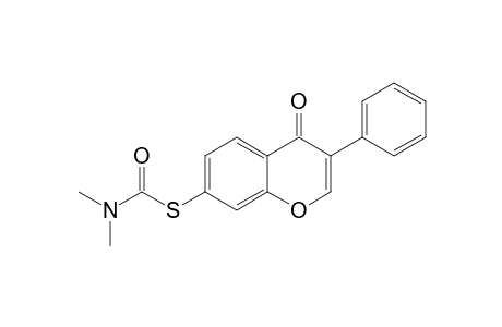 3-Phenyl-4H-benzopyran-4-one - 7-S-thiocarbamate