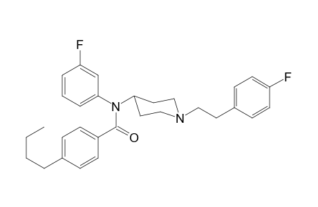4-Butyl-N-(3-Fluorophenyl)-N-(1-[2-(4-fluorophenyl)ethyl]piperidin-4-yl)benzamide