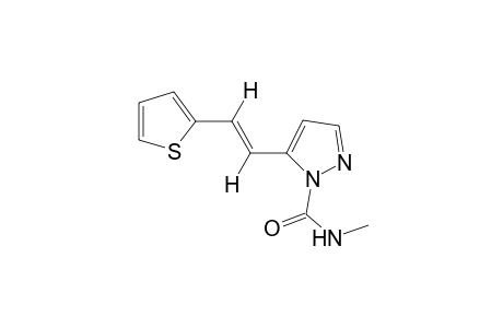 N-methyl-5-[trans-2-(2-thienyl)vinyl]pyrazole-1-carboxamide