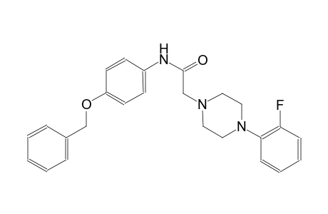 1-piperazineacetamide, 4-(2-fluorophenyl)-N-[4-(phenylmethoxy)phenyl]-