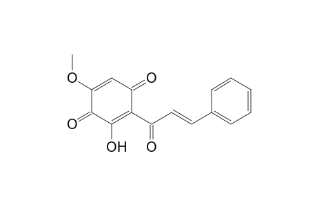 2,5-Cyclohexadiene-1,4-dione, 3-hydroxy-5-methoxy-2-(1-oxo-3-phenyl-2-propenyl)-