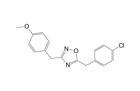 1,2,4-oxadiazole, 5-[(4-chlorophenyl)methyl]-3-[(4-methoxyphenyl)methyl]-