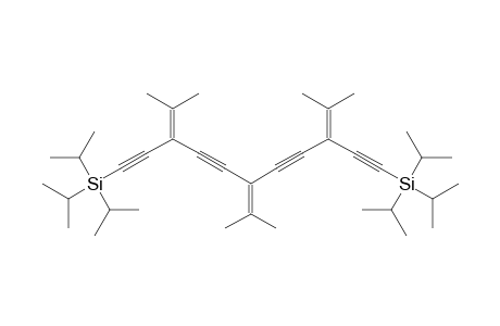 3,9-Bis(triisopropylsilylethynyl)-2,10-dimethyl-6-isopropylidene-2,9-undecadiene-4,7-diyne