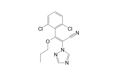 1H-1,2,4-Triazole-1-acetonitrile, alpha-[(2,6-dichlorophenyl)propoxymethylene]-