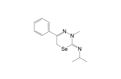 2-Isopropylimino-3-methyl-5-phenyl-2,3-dihydro-6H-1,3,4-selenadiazine