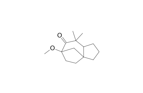 6,6-Dimethyl-8-methoxytricyclo[6.2.1.0(1,5)]undecan-7-one