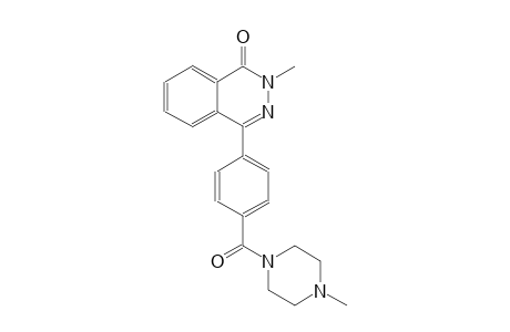 2-methyl-4-{4-[(4-methyl-1-piperazinyl)carbonyl]phenyl}-1(2H)-phthalazinone
