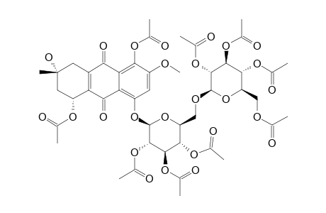 (1S,3S)-AUSTROCORTIRUBIN-8-O-BETA-D-GENTIOBIOSIDE-NONAACETATE;(1S,3S)-1,5-DIACETOXY-3-HYDROXY-6-METHOXY-3-METHYL-8-[[2,3,4-TRI-O-ACETYL-6-O-(2,3,4