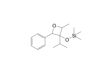 3-(1'-Methylethyl)-4-methyl-2-phenyl-3-[(trimethylsilyl)oxy]oxetane