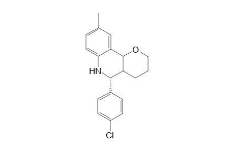 (R)-5-(4-Chloro-phenyl)-9-methyl-3,4,4a,5,6,10b-hexahydro-2H-pyrano[3,2-c]quinoline