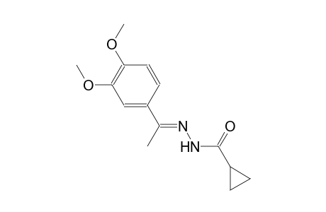N'-[(E)-1-(3,4-dimethoxyphenyl)ethylidene]cyclopropanecarbohydrazide