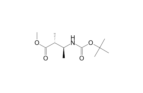Methyl (2R,3S)-3-[(t-butoxy)carbonylamino]-2-methylbutanoate