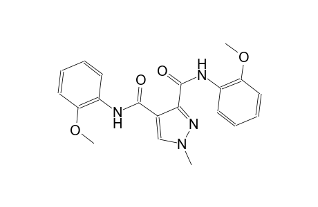 1H-pyrazole-3,4-dicarboxamide, N~3~,N~4~-bis(2-methoxyphenyl)-1-methyl-